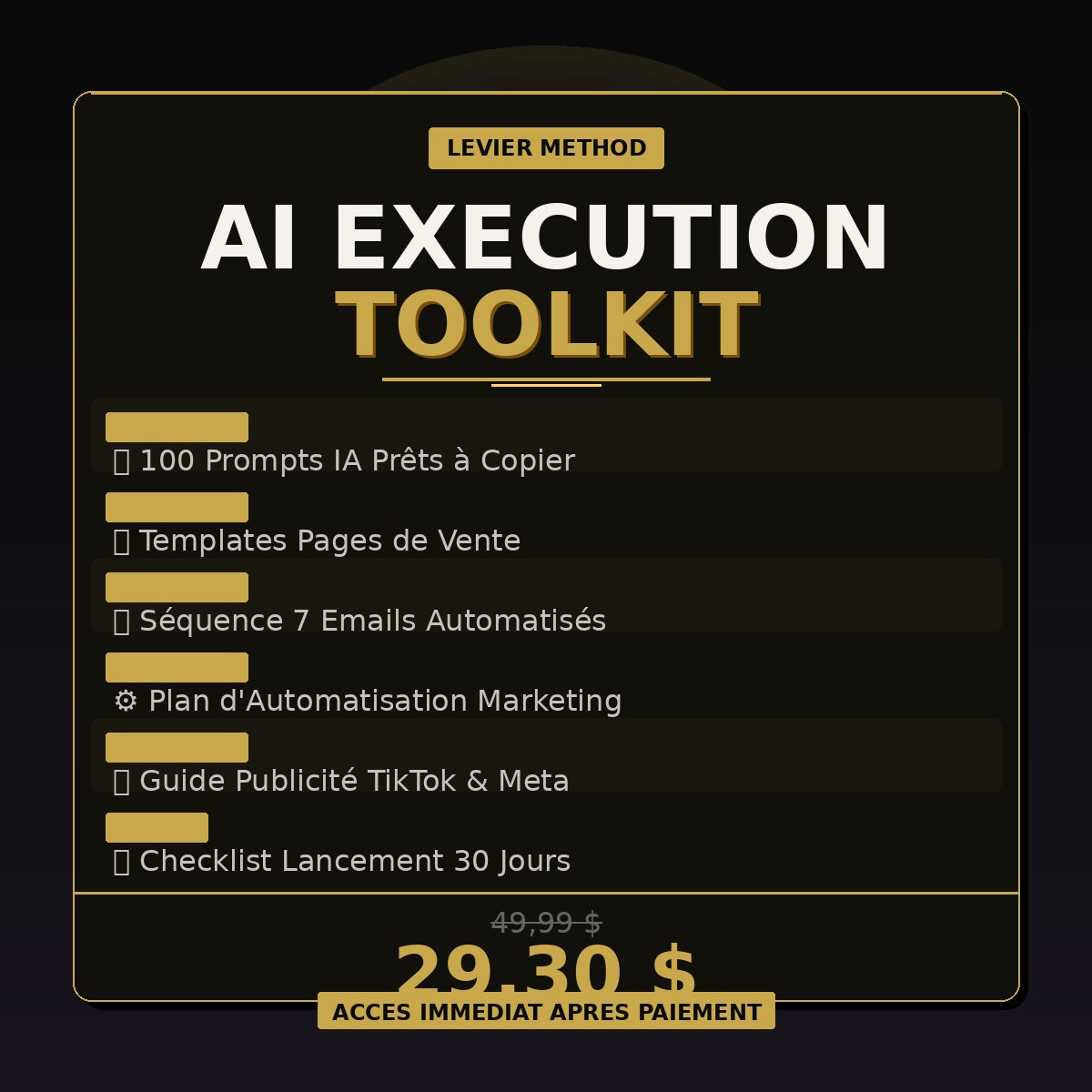 Levier Method — AI Execution Toolkit